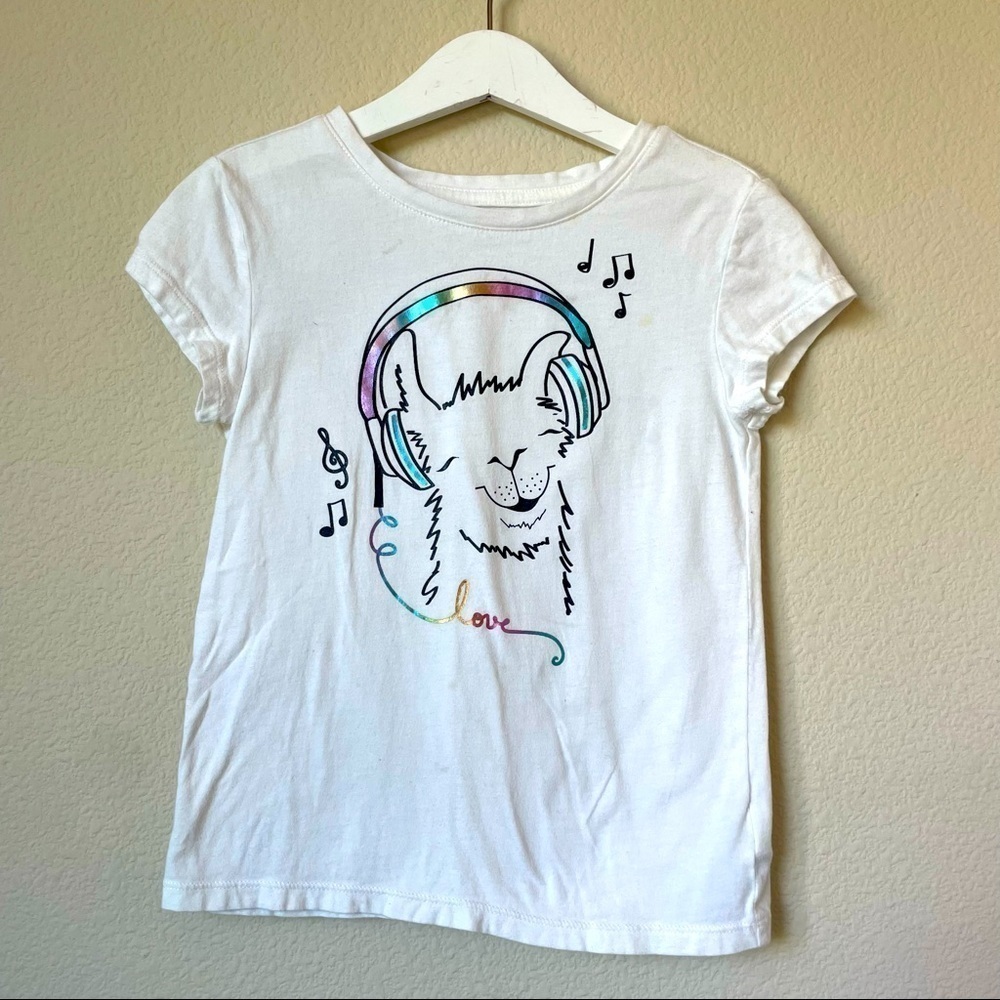 2 Bundle Girls Gap T-shirt white and blue
